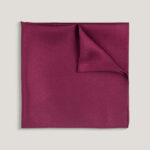 Pochette rosso mosto –Antica Cravatteria Palermo